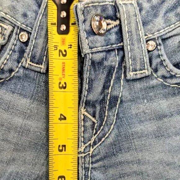 True Religion 24 Jeans Disco Billy Big T RN#112790 CA#30427 Y2K Low Rise - Picture 7 of 8